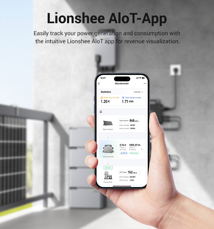 Przenośna bateria energetyczna LIONSHEE LS-L1024 4096 W